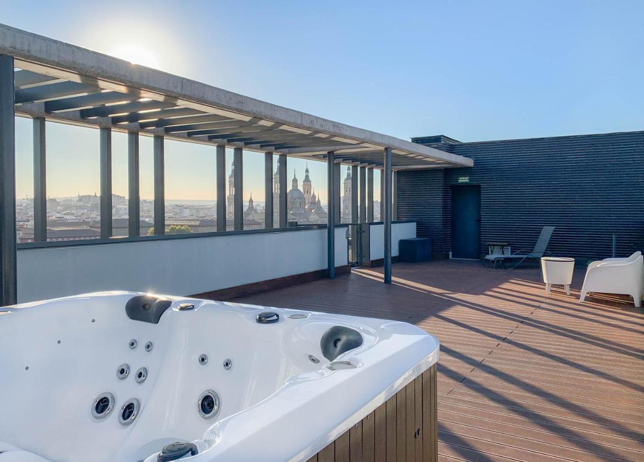 Atico Mejores Vistas Al Pilar Jacuzzi Y Garaje Сарагоса Екстериор снимка