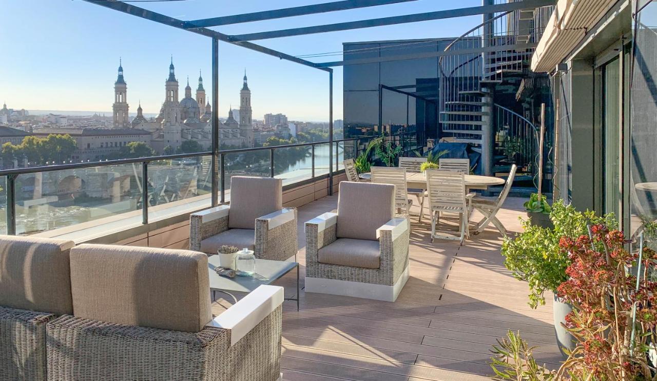 Atico Mejores Vistas Al Pilar Jacuzzi Y Garaje Сарагоса Екстериор снимка